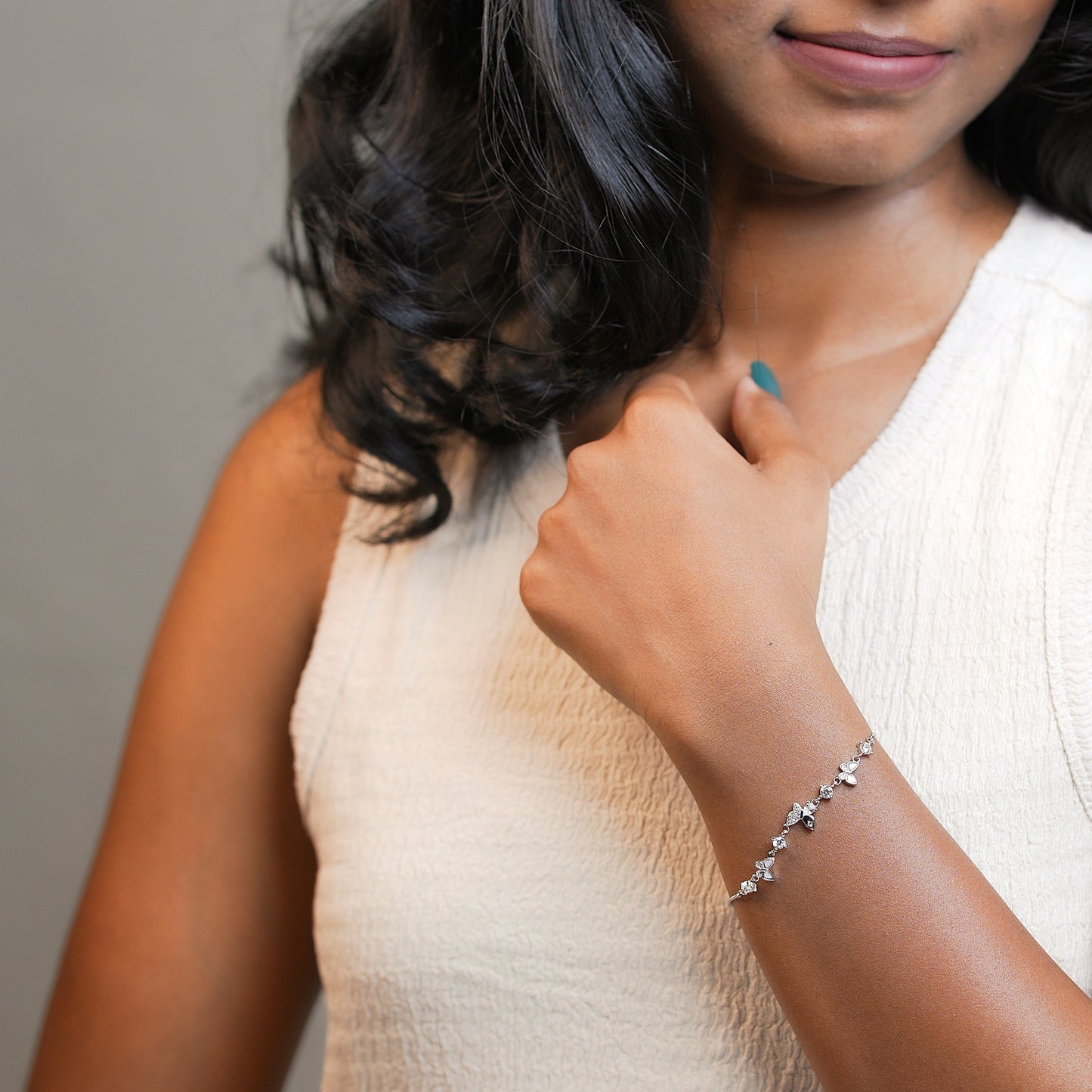 Silver Butterfly Majesty Bracelet