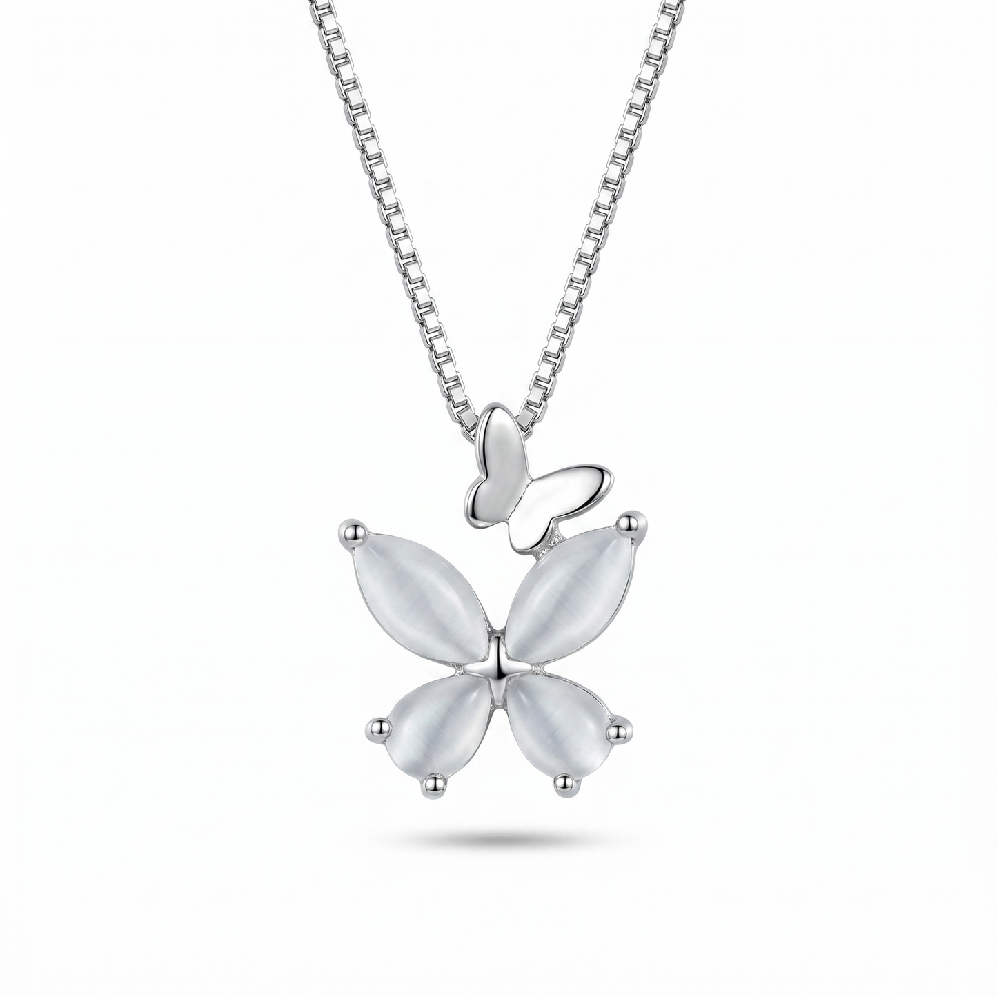 Silver Butterfly Daydream Dollar Chain