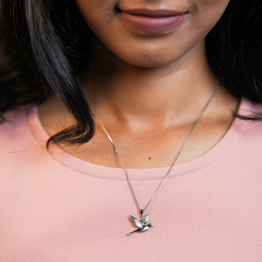 925 Sterling Silver Humming Allure Women Detachable Pendant Chain