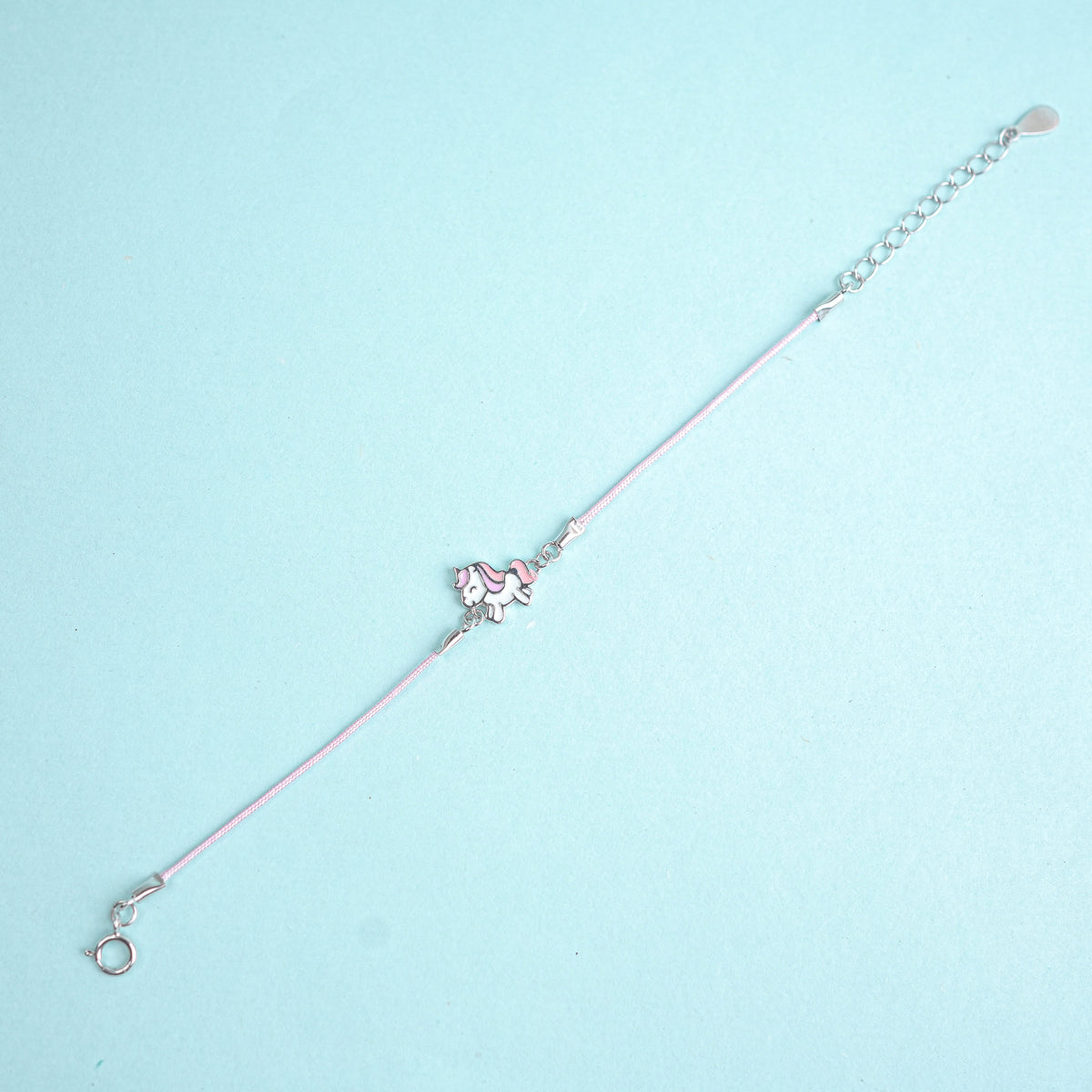 925 Sterling Silver Unicorn Wonderland Kids Bracelet