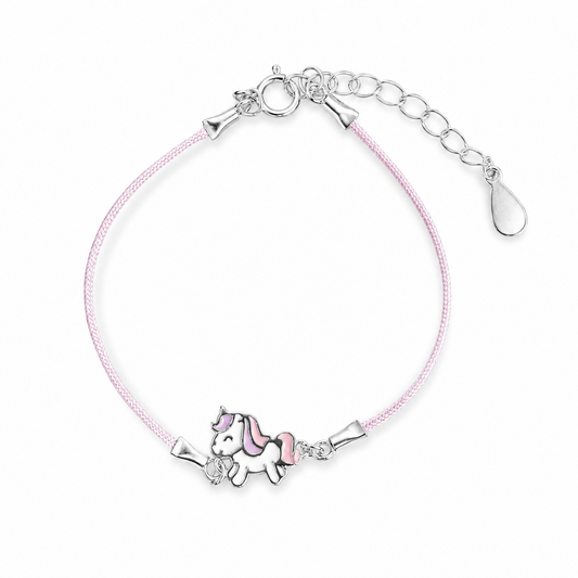 Silver Unicorn Wonderland Kids Bracelet