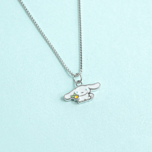 Silver Cotton Tail Bunny Charm Kids Chain