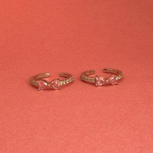 925 Sterling Silver Feminine Bow Detail Women Toe Ring
