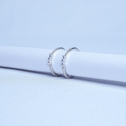 925 Sterling Silver Angel Bow Women Toe Ring