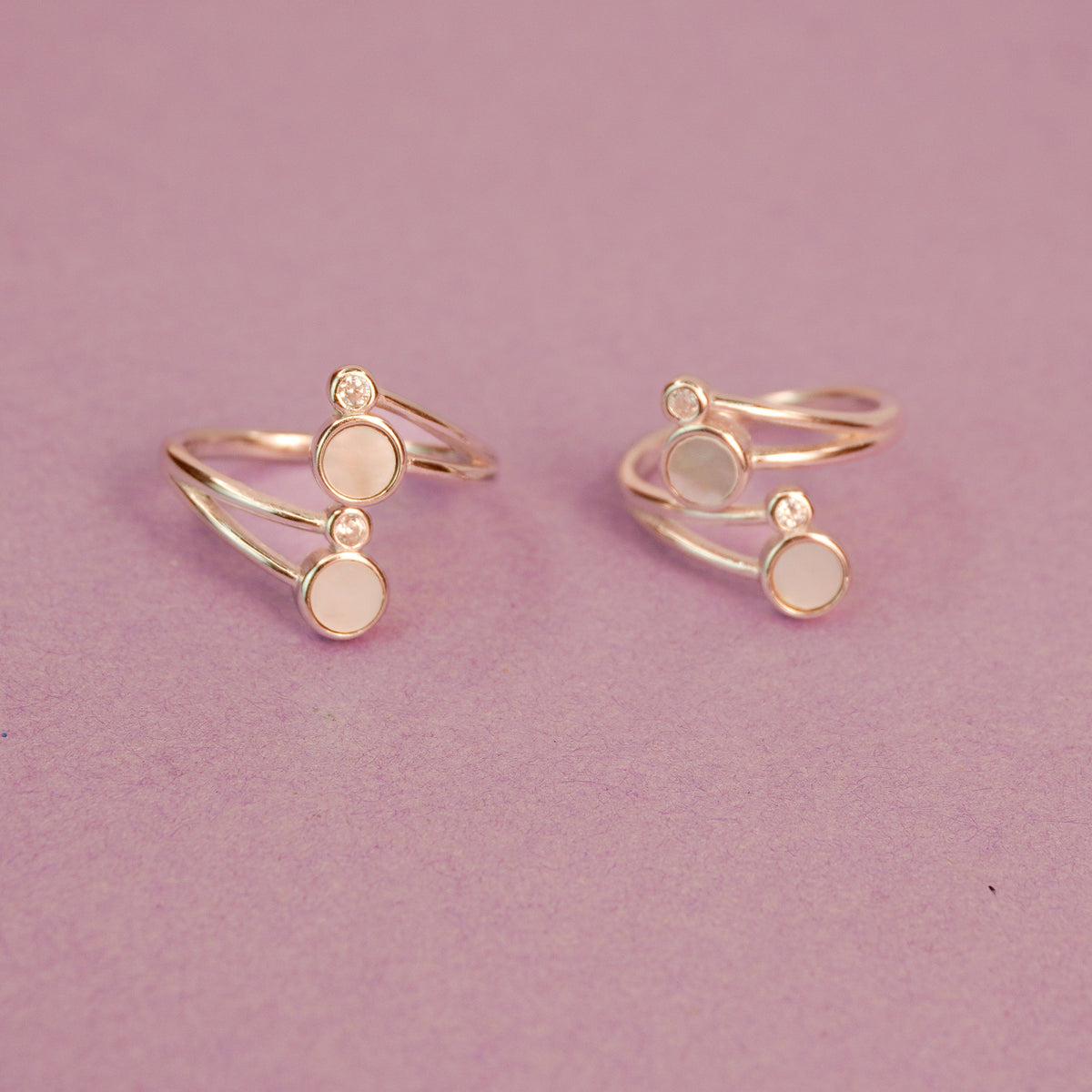 925 Sterling Silver Open Band Split Toe Ring