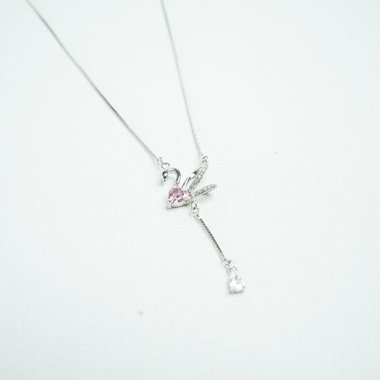 Silver Luxe Swan Pendant Chain