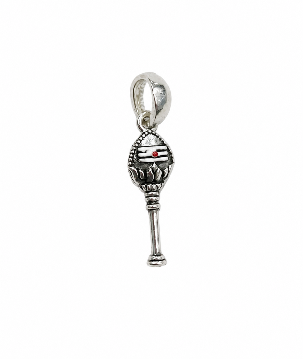 925 Sterling Sliver Lord Murugan vel pendant (Without Chain) |silver pendant for Women & Men.
