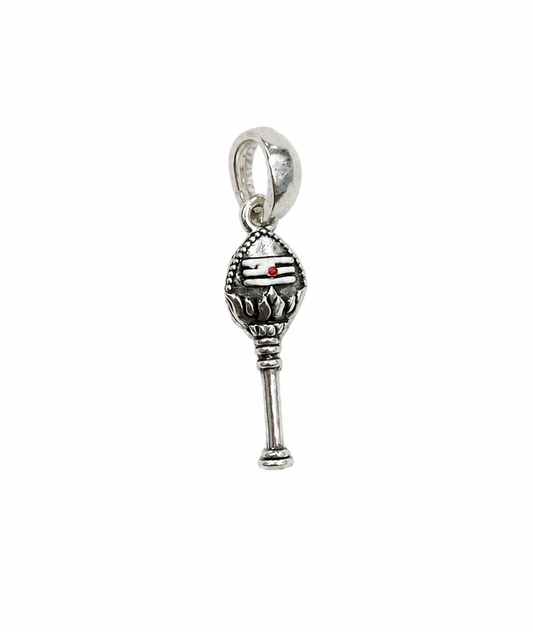925 Sterling Sliver Lord Murugan vel pendant (Without Chain) |silver pendant for Women & Men.