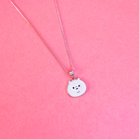 925 Sterling Silver Playful Panda Charm Kids Chain