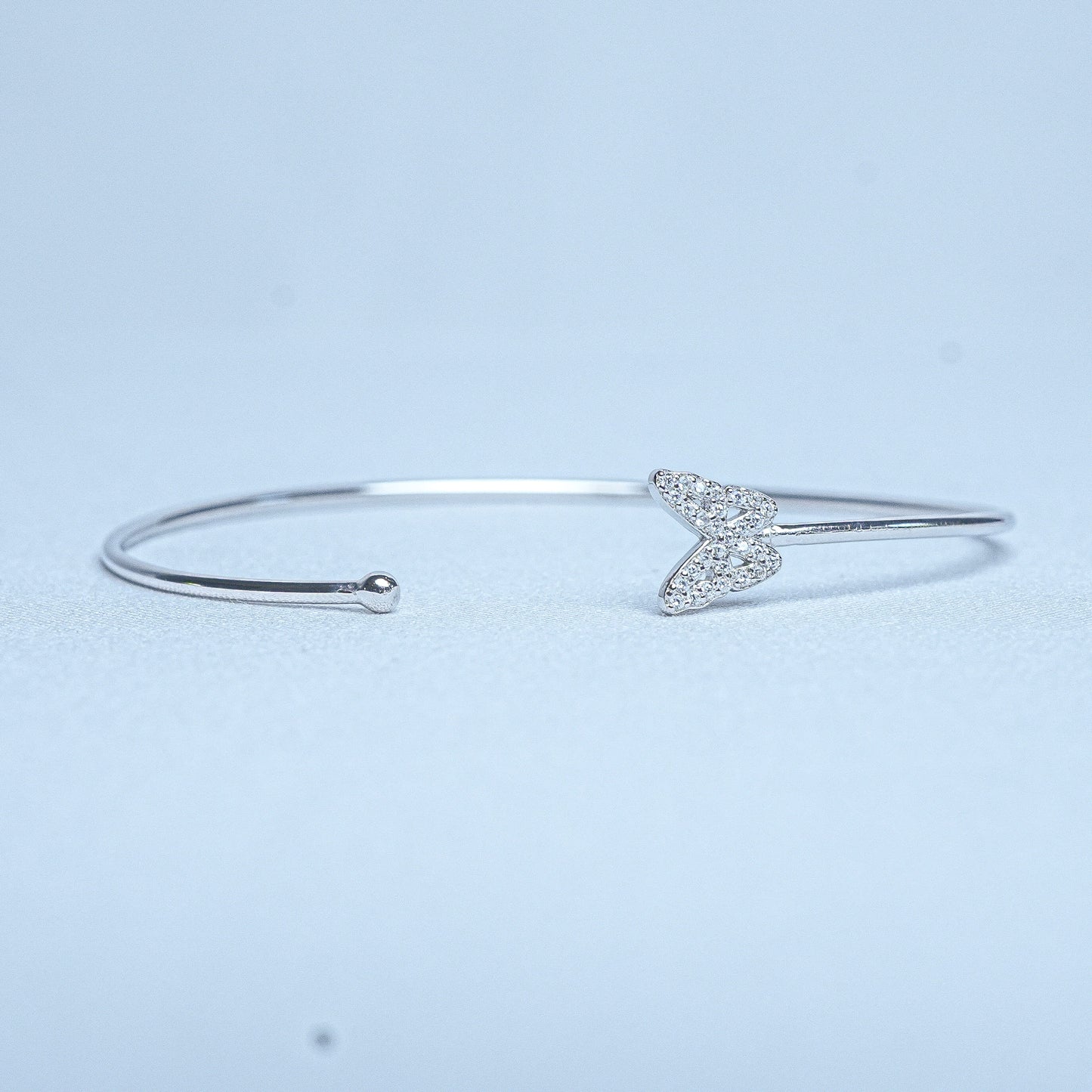 Silver Dreamwing Butterfly Women Cuff Bracelet