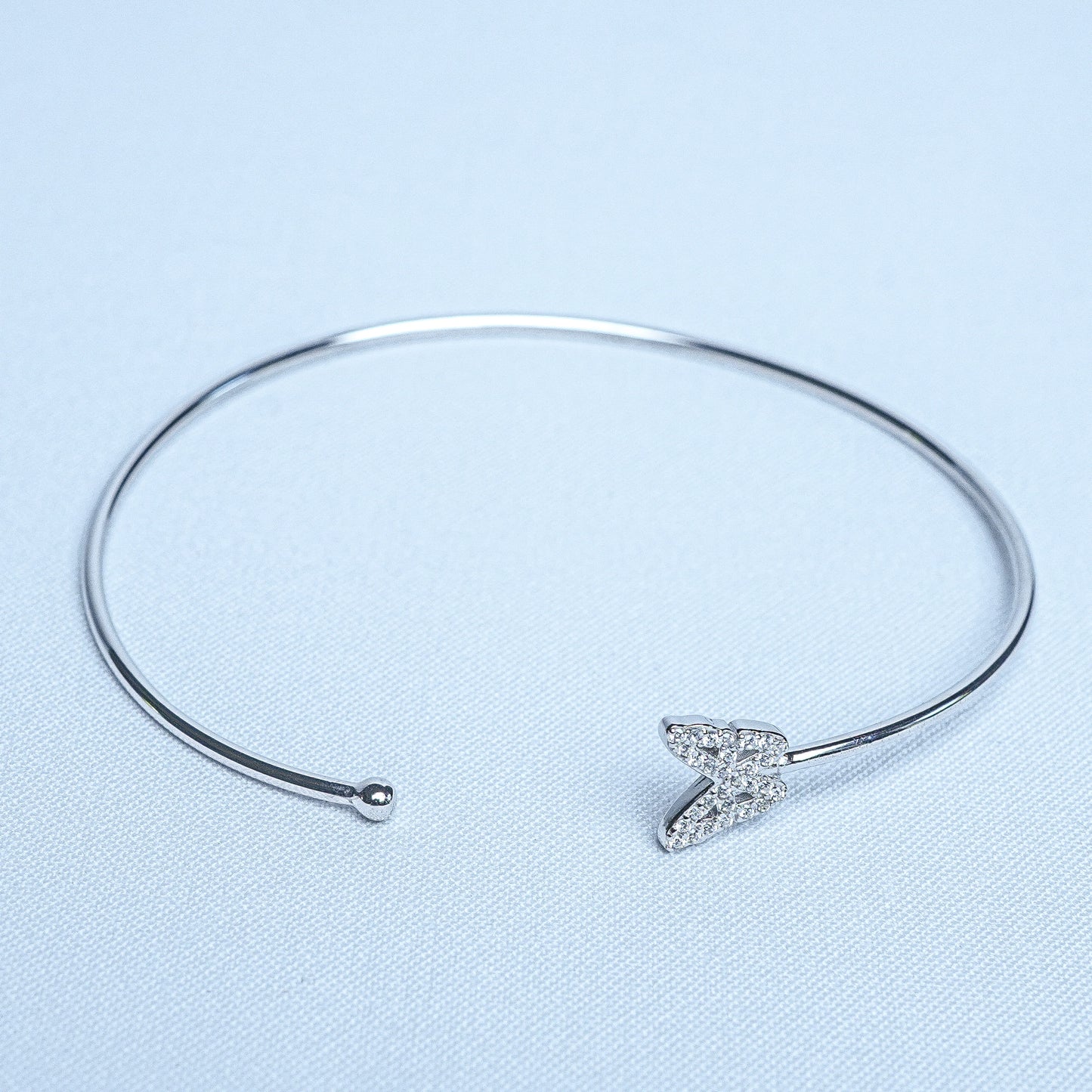Silver Dreamwing Butterfly Women Cuff Bracelet