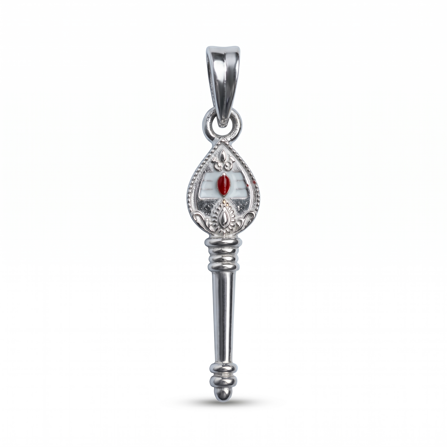 Silver Divine Murugan Vel Pendant