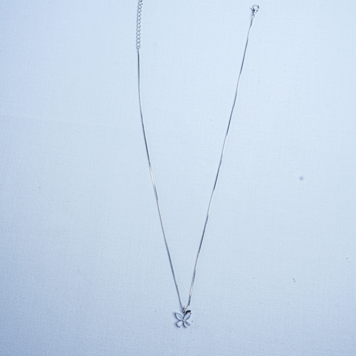925 Sterling Silver Butterfly Daydream Women Detachable Pendant Chain