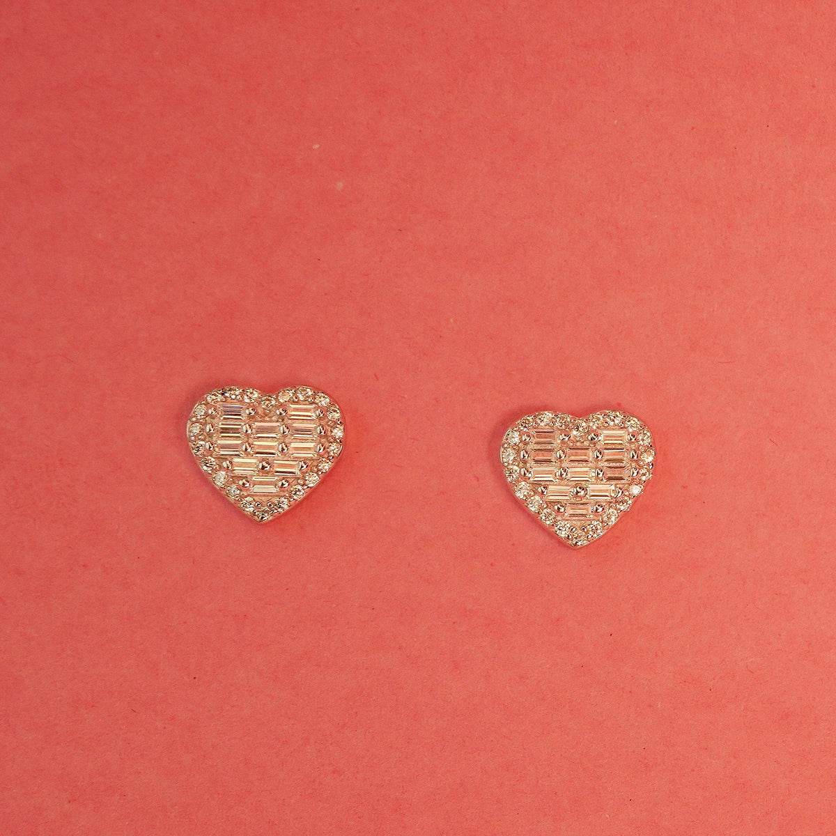925 Sterling Silver Two-Way Heart Pearl Stud Earring