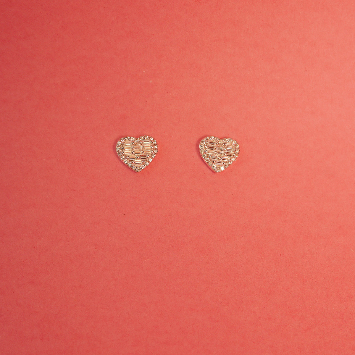 925 Sterling Silver Two-Way Heart Pearl Stud Earring