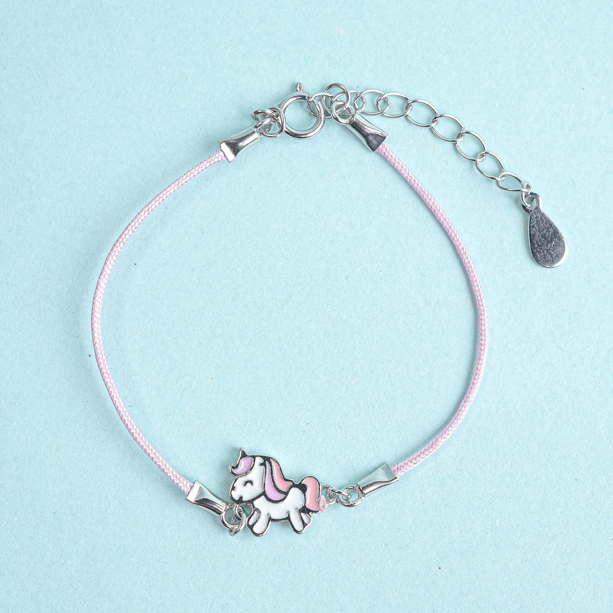 925 Sterling Silver Unicorn Wonderland Kids Bracelet