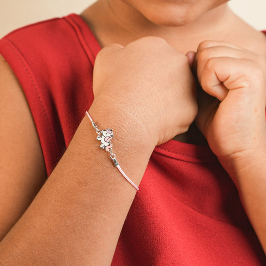 Silver Unicorn Wonderland Kids Bracelet
