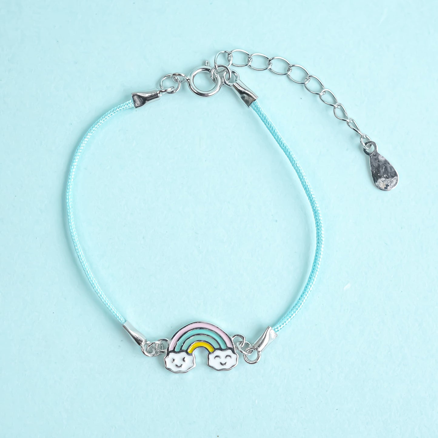 Silver Chasing Rainbows Kids Bracelet