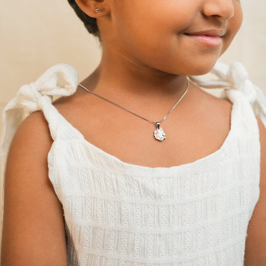 Silver Unicorn Wonder Charm Kids Chain