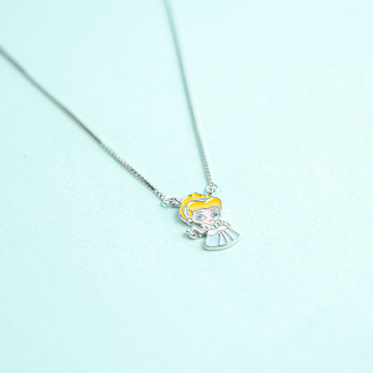 Silver Enchanted Cinderella Charm Kids Chain