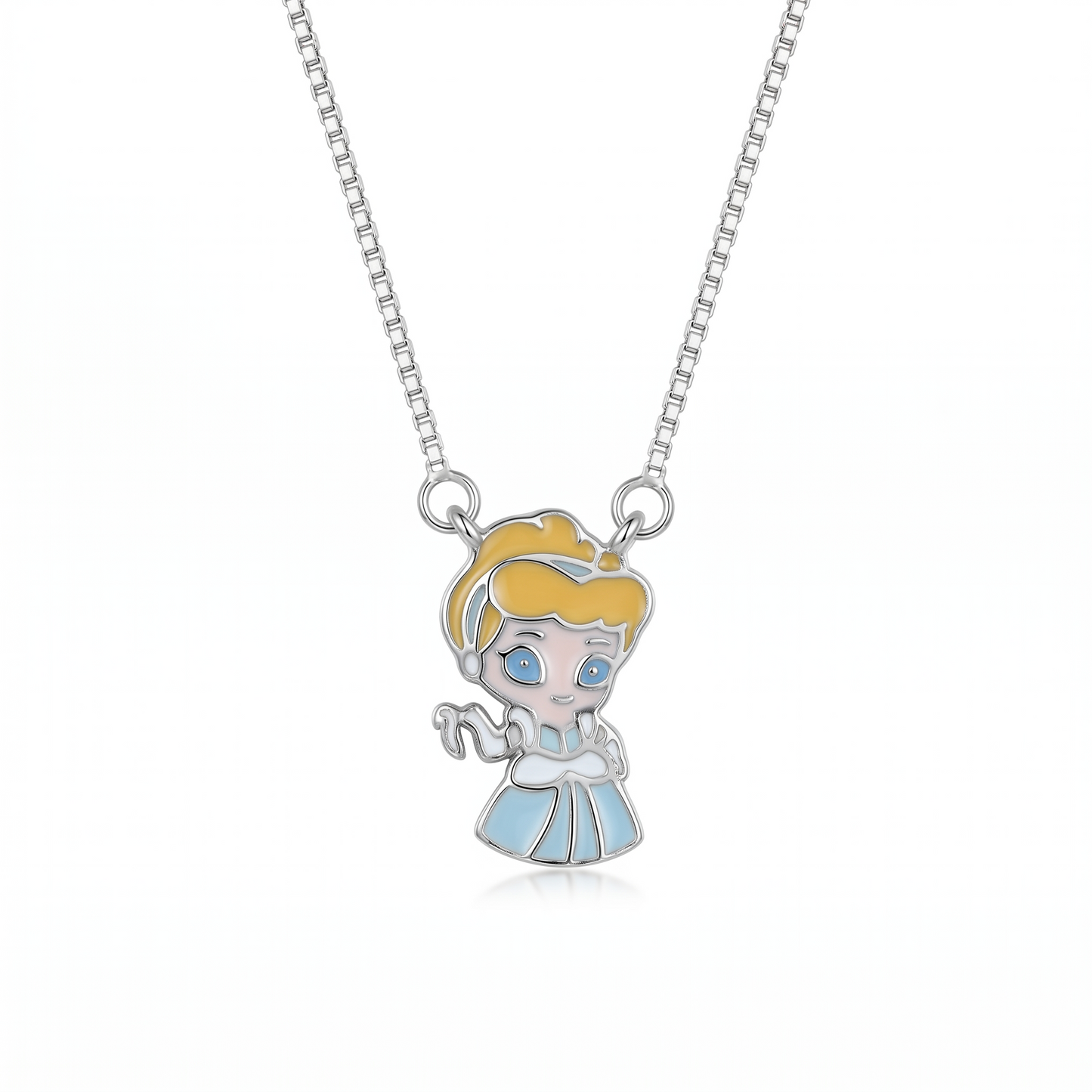 Silver Enchanted Cinderella Charm Kids Chain