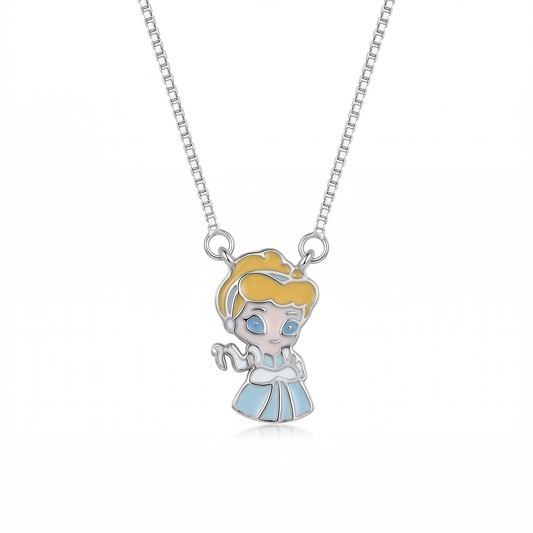 Silver Enchanted Cinderella Charm Kids Chain
