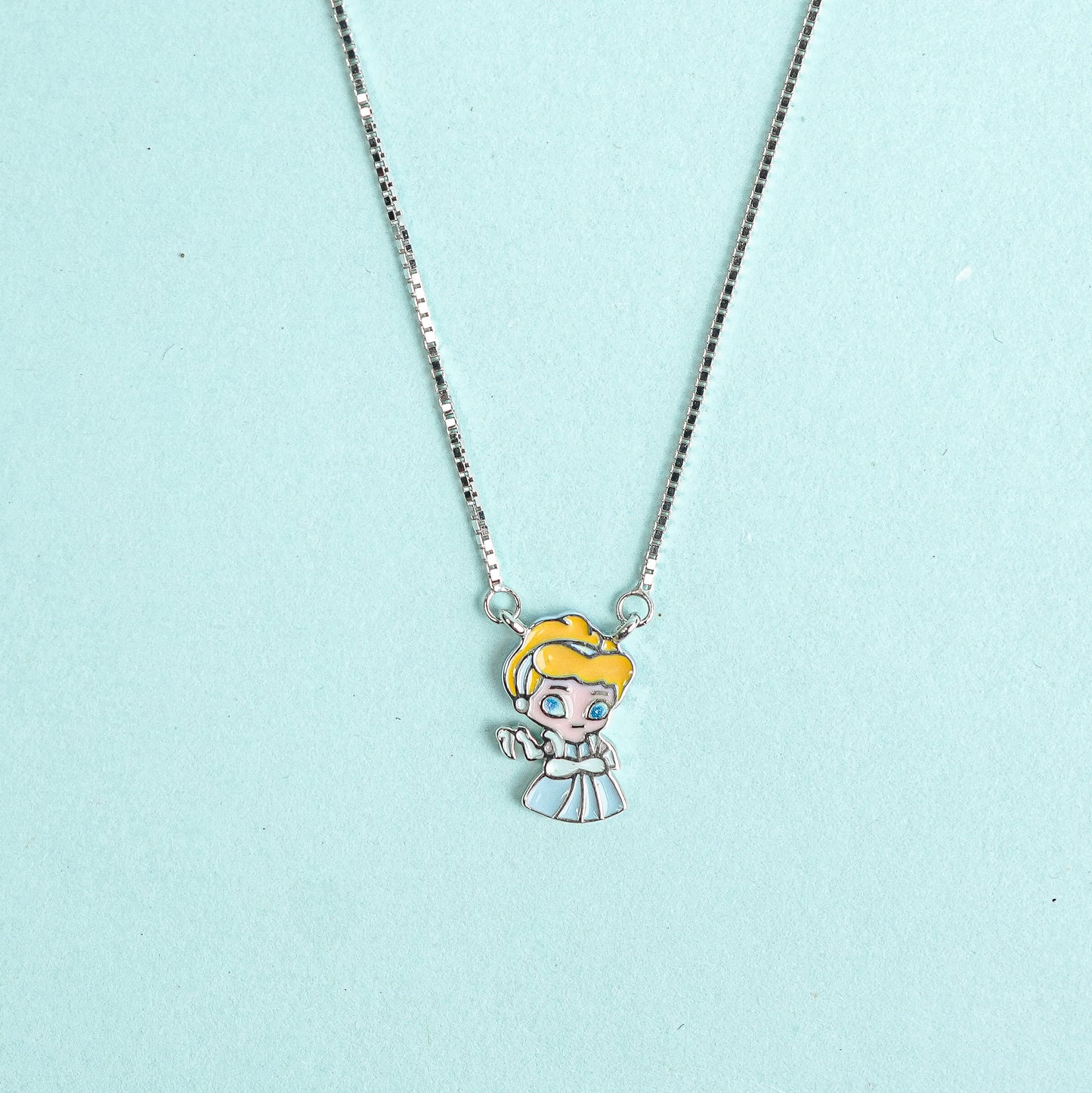 Silver Enchanted Cinderella Charm Kids Chain
