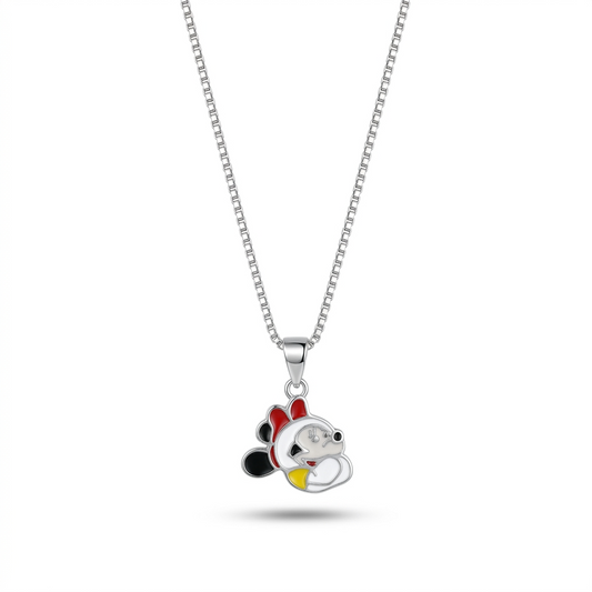 Silver Sweet Minnie Charm Kids Chain