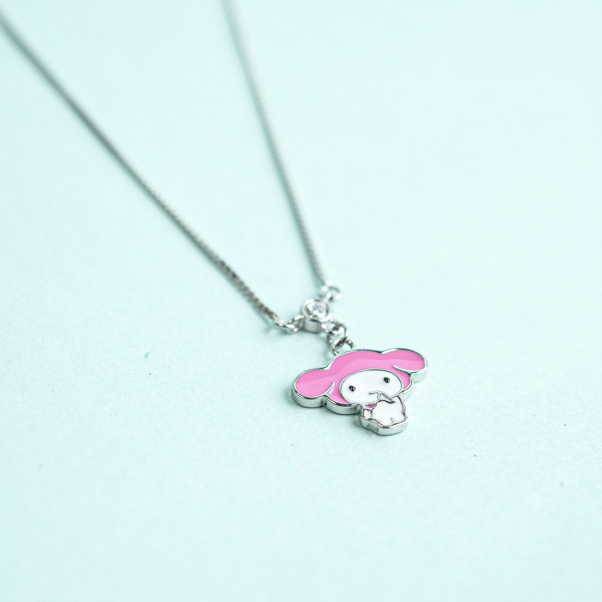 925 Sterling Silver Bunny Melody Charm Kids Chain (1 to 5 Yrs)