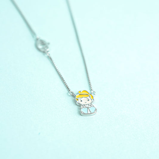 925 Silver Royal Cinderella Charm Kids Chain (1 to 5 Yrs)
