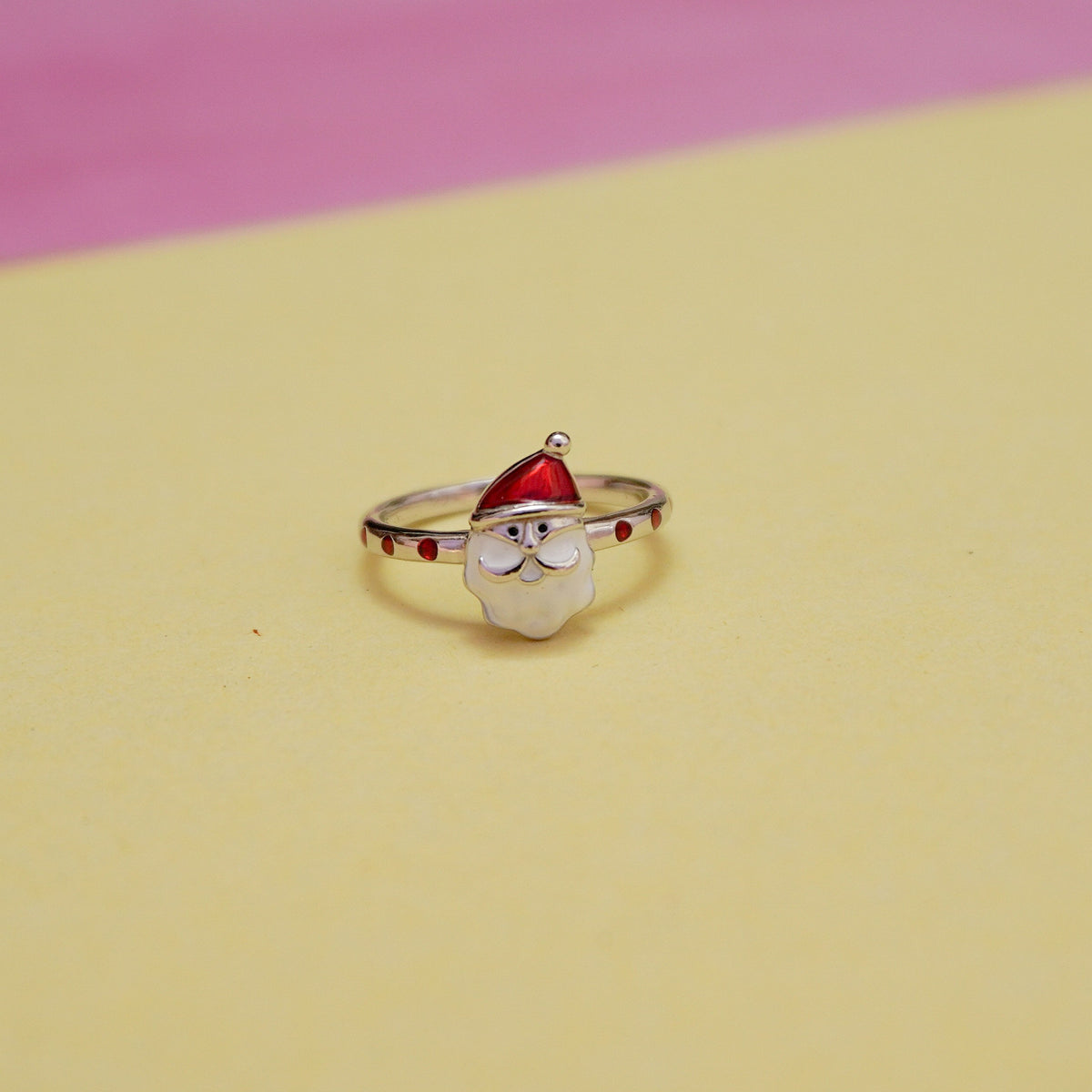 925 Sterling Silver Santa Kids Ring