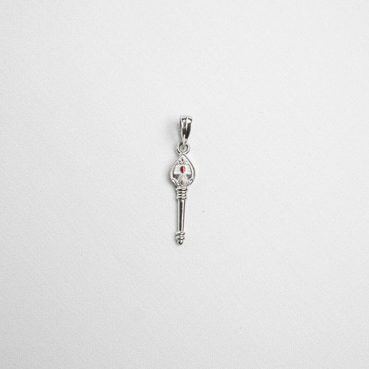 925 Sterling Sliver Lord Murugan vel pendant (Without Chain) |silver pendant for Women & Men.