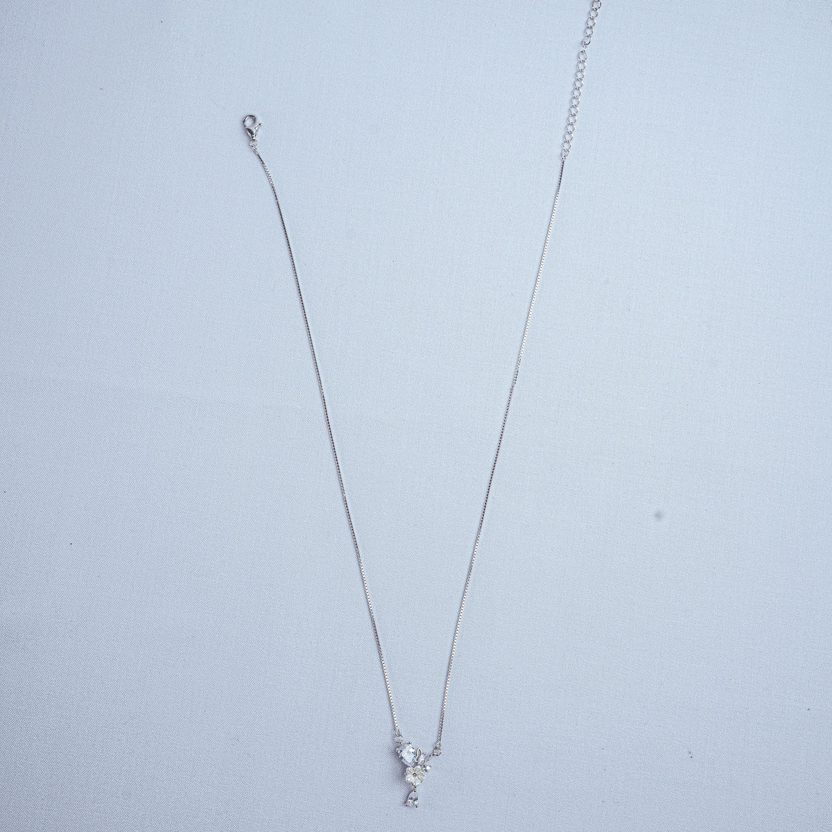 925 Sterling Silver Butterfly Bloom Women Pendant Chain