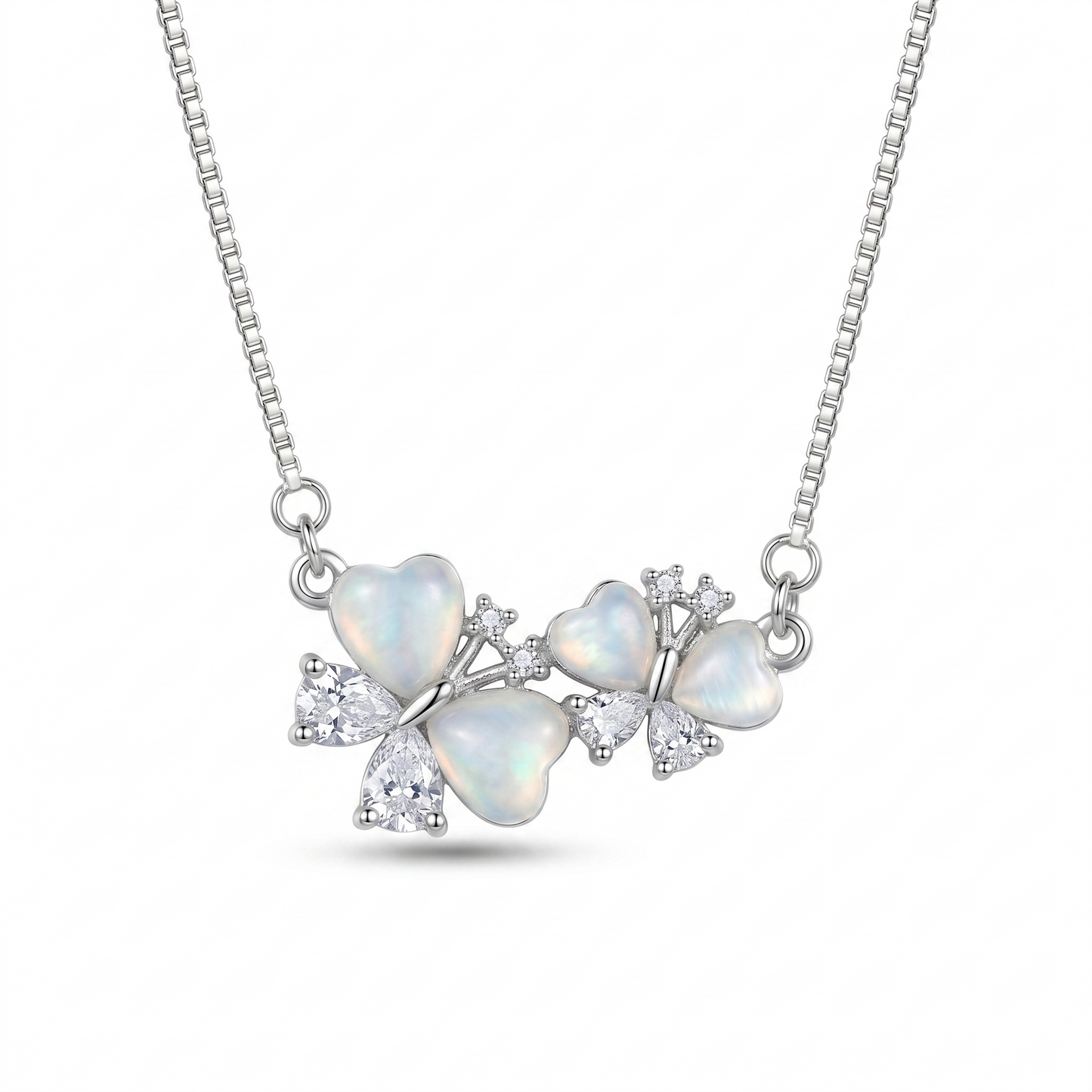 Silver Butterfly Allure Pendant Chain