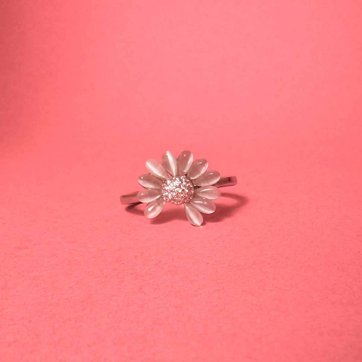 925 Sterling Silver Daisy Blossom Women Ring