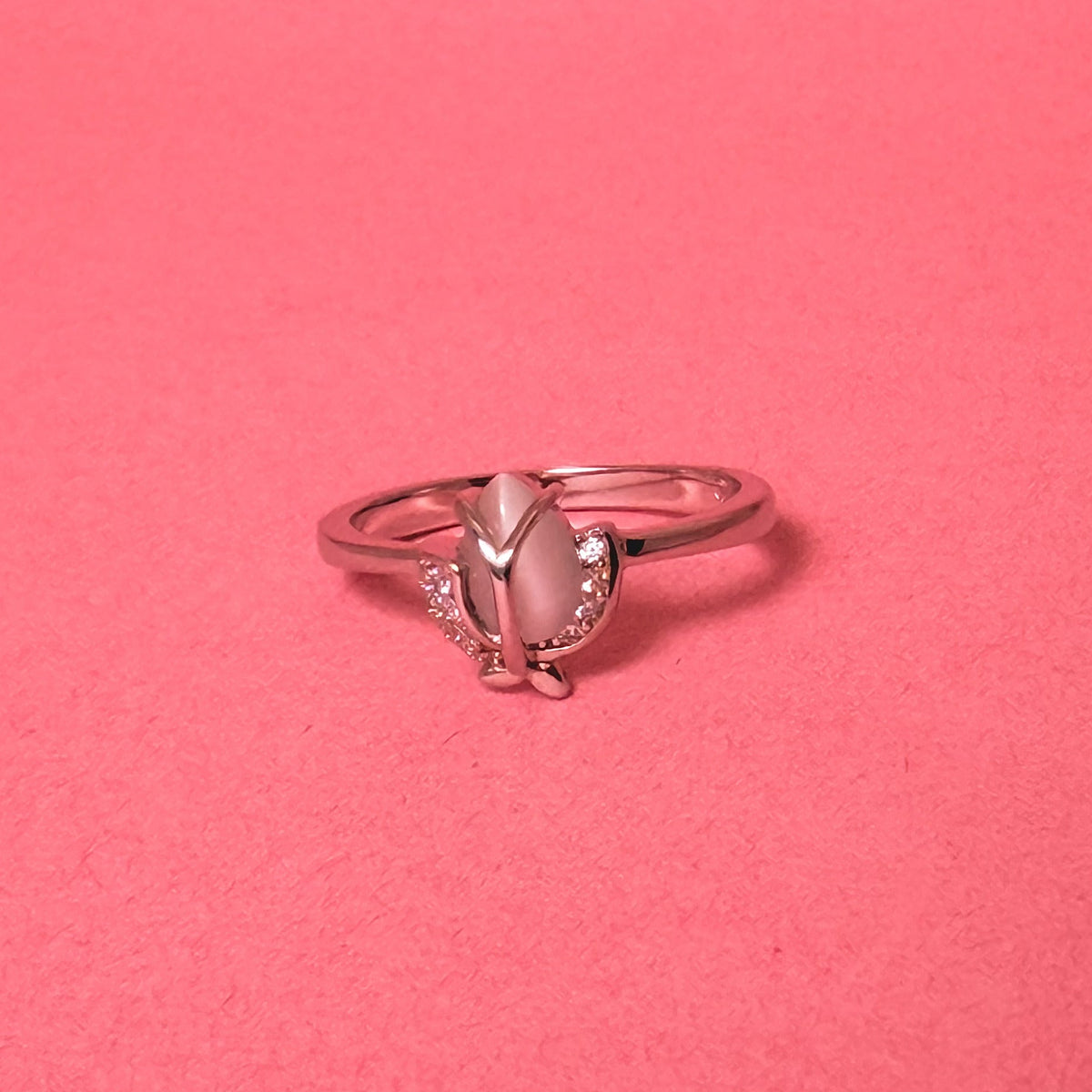 925 Sterling Silver Tulip Bloom Ring