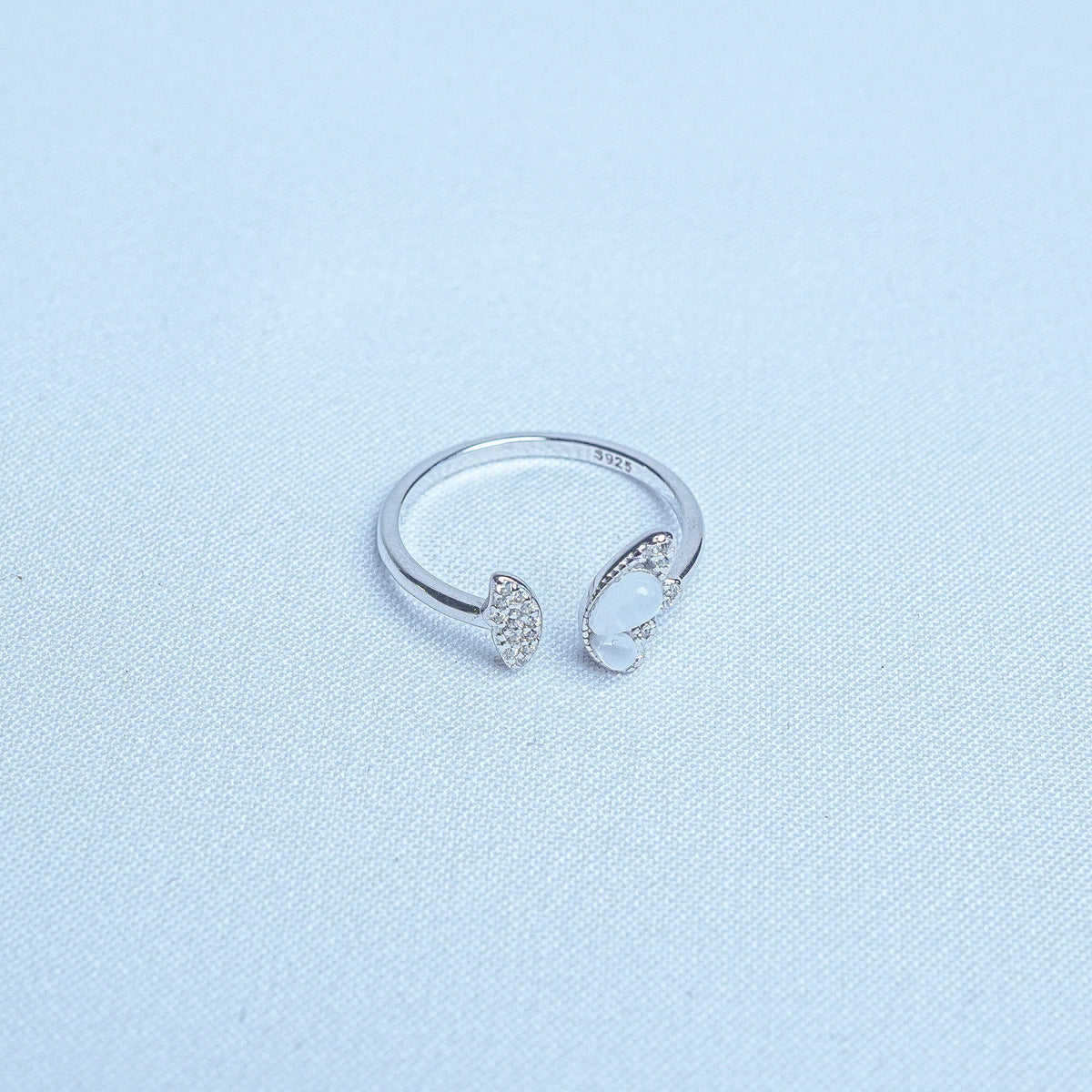 925 Sterling Silver Butterfly Serenity Women Ring