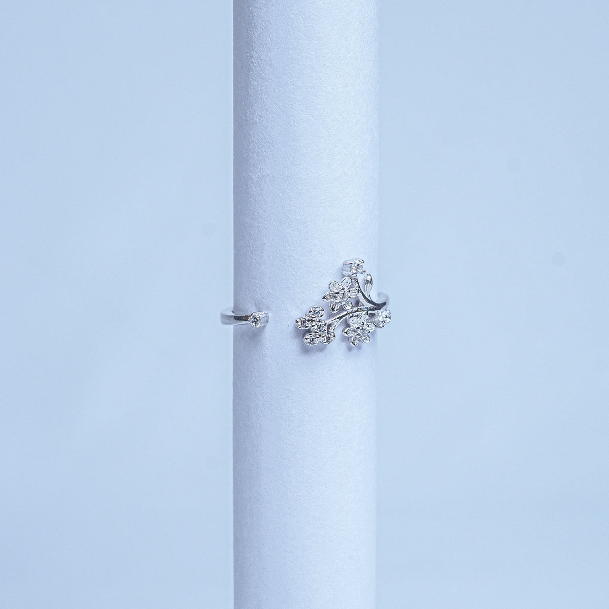 925 Sterling Silver Blooming Florals Women Ring