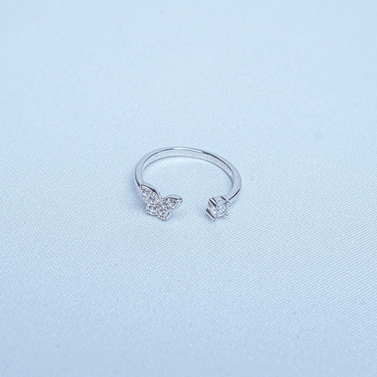 925 Sterling Silver Dreamy Butterfly Women Ring
