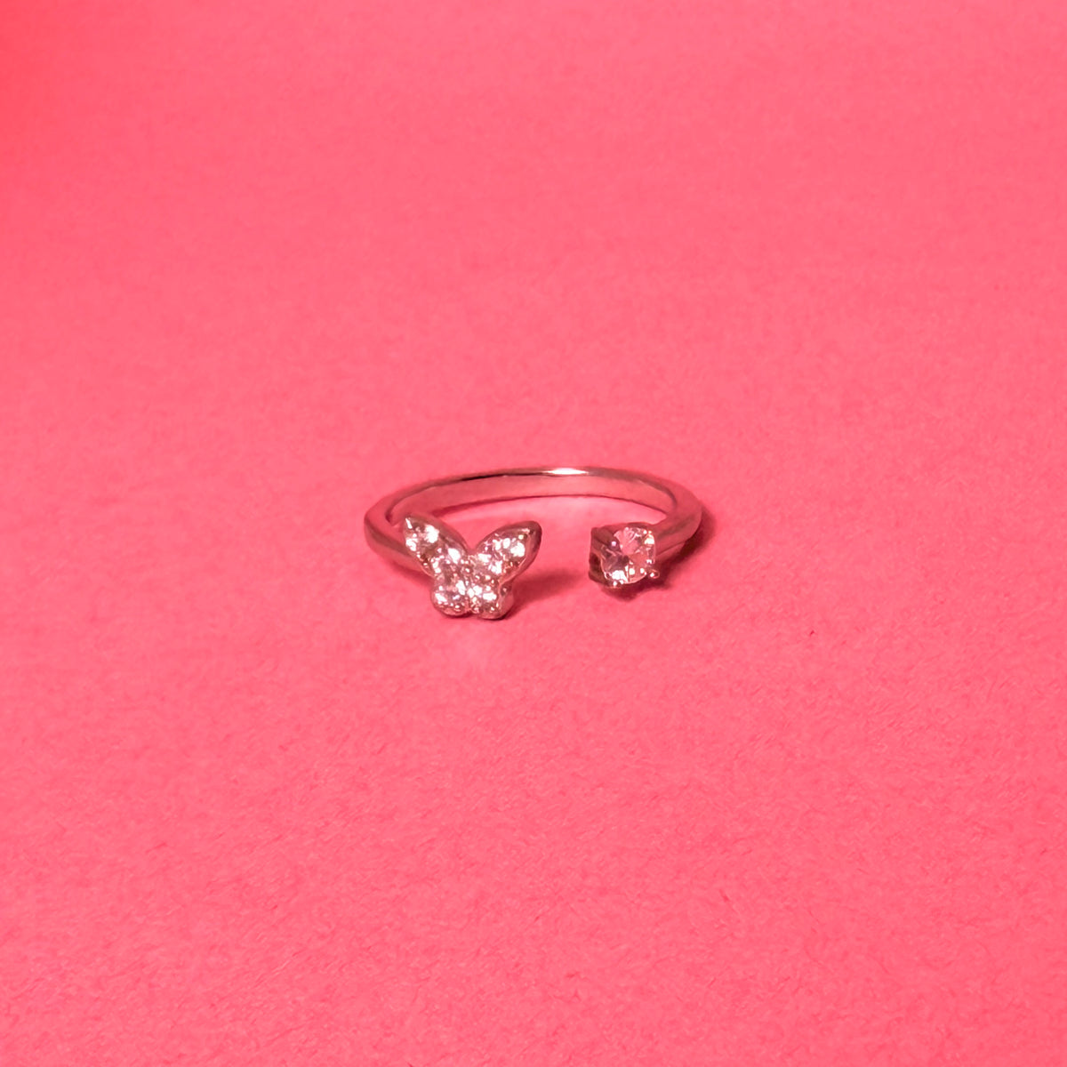 925 Sterling Silver Dreamy Butterfly Women Ring