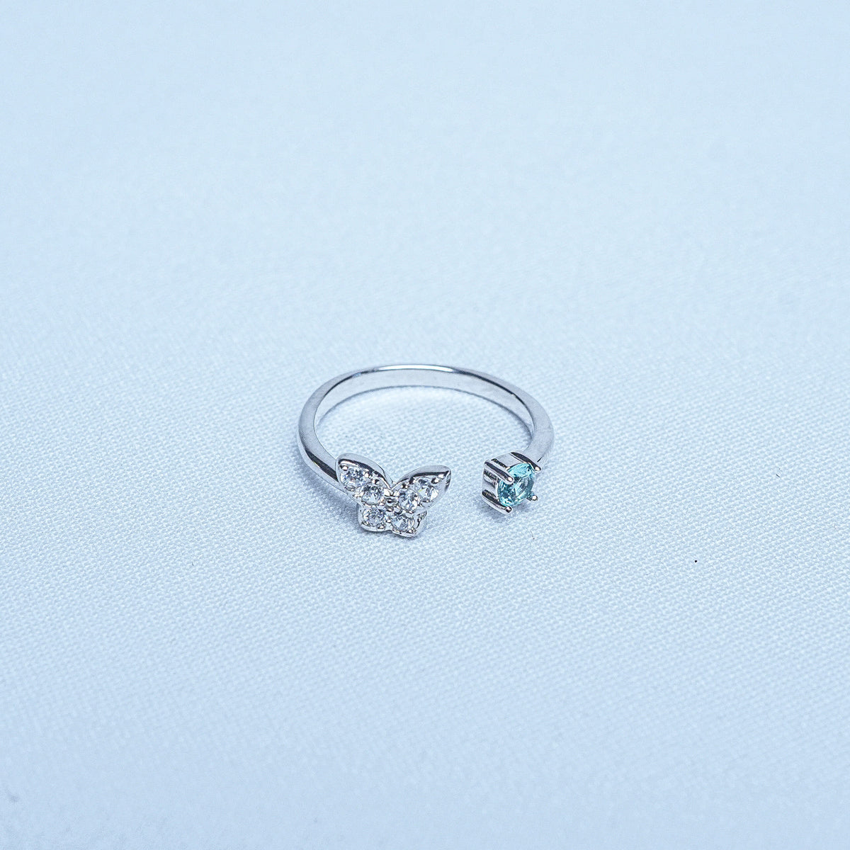 925 Sterling Silver Dreamy Butterfly Women Ring