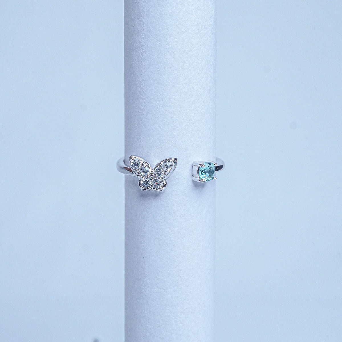 925 Sterling Silver Dreamy Butterfly Women Ring