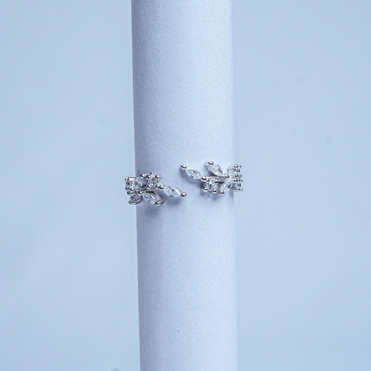 925 Sterling Silver Willow Leaf Women Ring