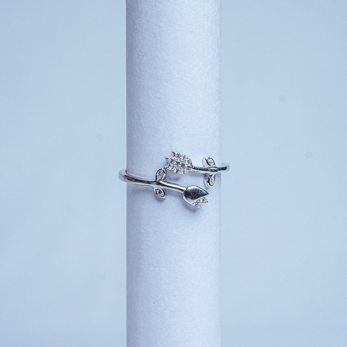 925 Sterling Silver Garden Tulips Women Ring