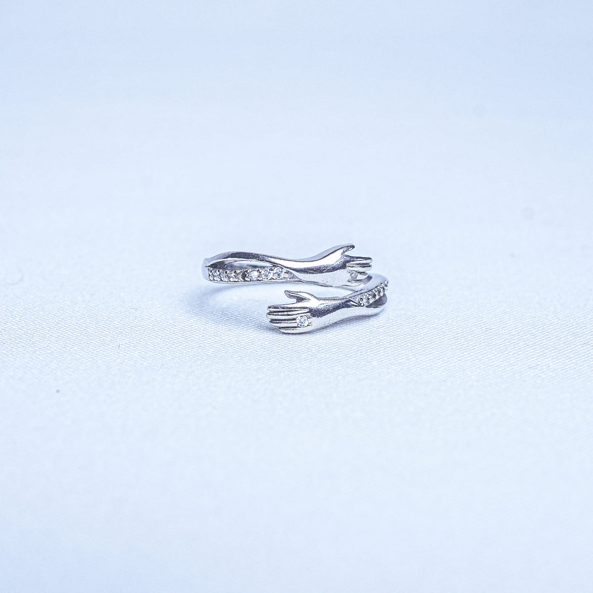 925 Sterling Silver Hug of Light Women Ring