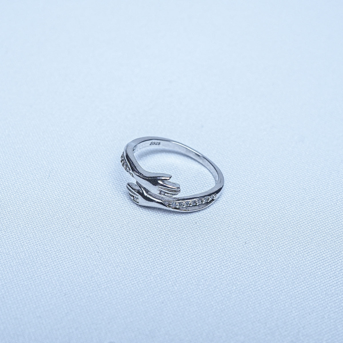 925 Sterling Silver Hug of Light Women Ring