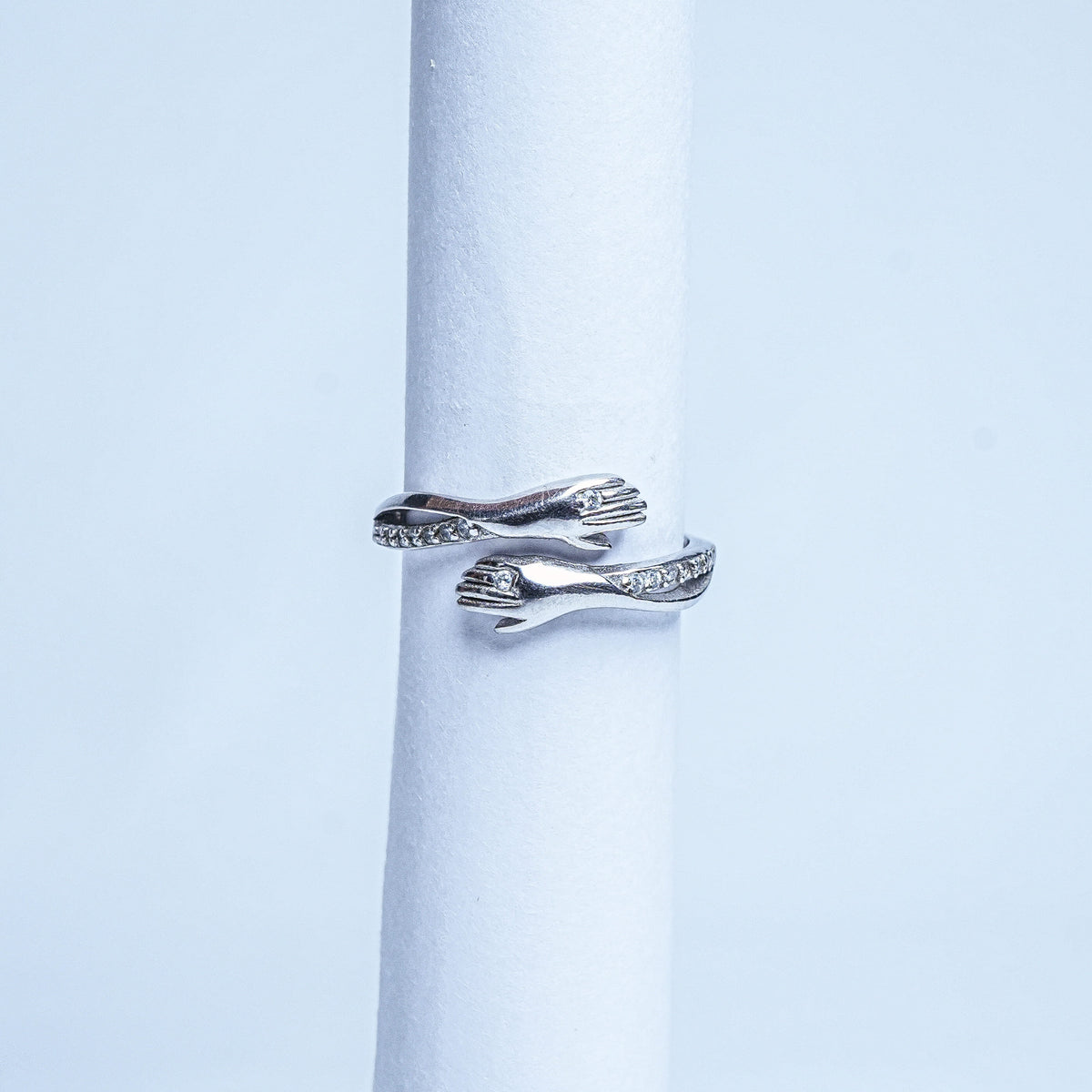 925 Sterling Silver Hug of Light Women Ring