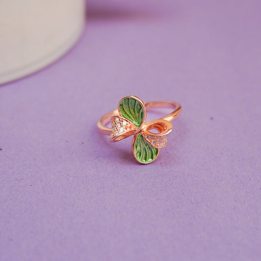 925 Sterling Silver Cherry Blossom Ring