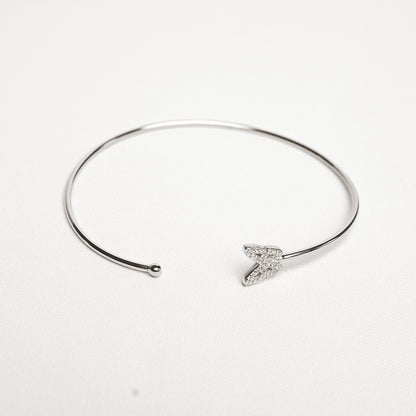 Silver Dreamwing Butterfly Hand Cuff Bracelet