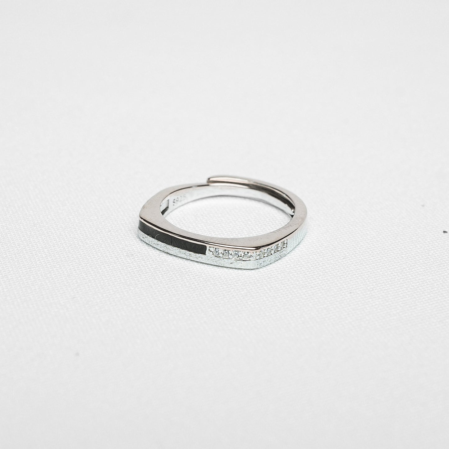 Silver Eternal Bond Couple Rings